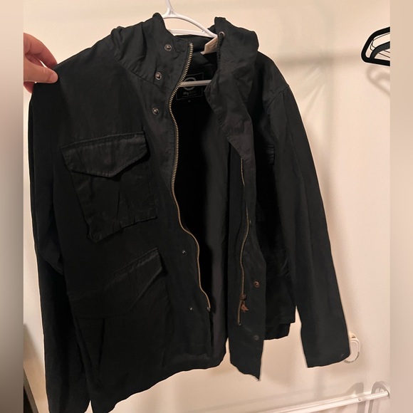 LRG Lifted Research Group field coat - jacket suede mens - size medium M - Picture 2 of 5